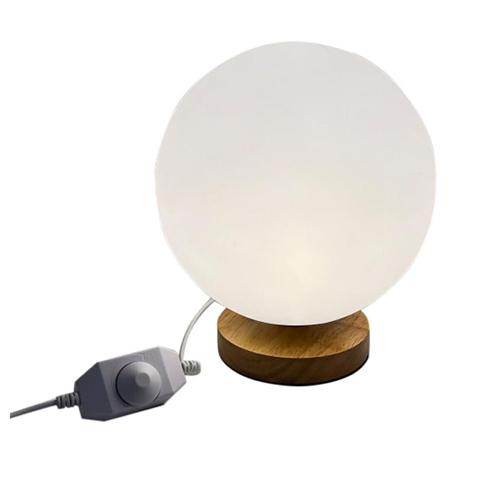 Galda lampa DKD Home Decor Dabisks Koks Polietilēns Alumīnijs Balts (20 x 20 x 23 cm) cena un informācija | Galda lampas | 220.lv