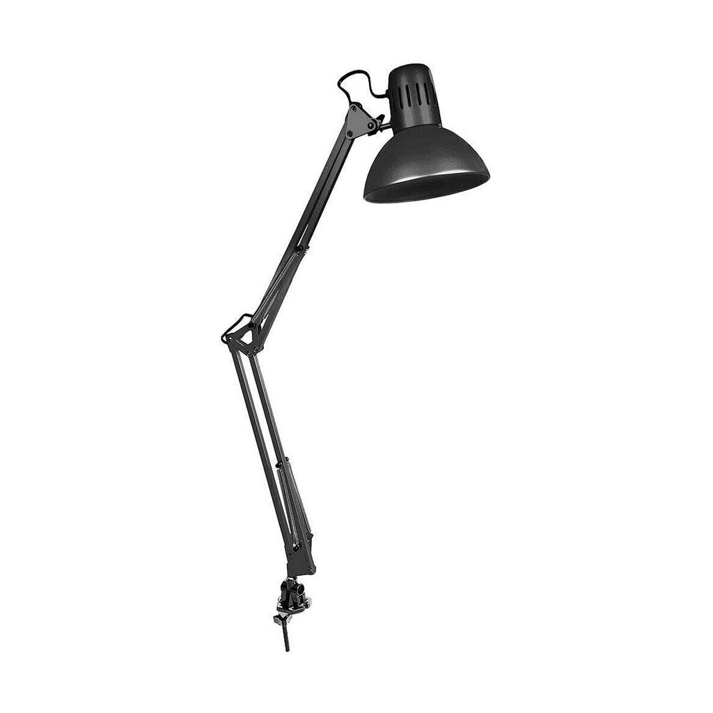 Galda lampa EDM Melbourne E27 60 W Flekso/Galda lampa Melns Metāls (24 x 98 cm) cena un informācija | Galda lampas | 220.lv