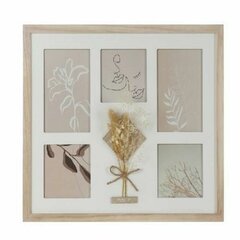 Фото рамка DKD Home Decor 39 x 1,2 x 33 cm Стеклянный Натуральный Shabby Chic цена и информация | Рамки, фотоальбомы | 220.lv