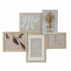 Фото рамка DKD Home Decor 53 x 2,4 x 39,5 cm Стеклянный Натуральный Shabby Chic цена и информация | Рамки, фотоальбомы | 220.lv