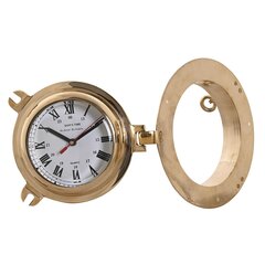 Sienas pulkstenis DKD Home Decor Stikls Bronza Vintage Misiņš (23 x 7 x 23 cm) cena un informācija | Pulksteņi | 220.lv