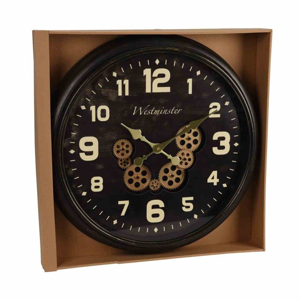Sienas pulkstenis Pārnesumi Liels izmērs Industrijski (Ø 60 cm) цена и информация | Pulksteņi | 220.lv