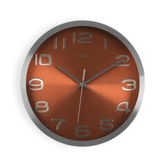 Sienas pulkstenis Versa Oranžs Alumīnijs (4 x 30 x 30 cm) cena un informācija | Pulksteņi | 220.lv