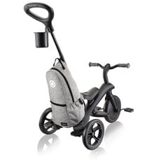 Trīsritenis Globber Explorer Trike 4in1 Deluxe Play, 633-120, pelēks cena un informācija | Trīsriteņi | 220.lv