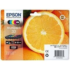 Oriģinālais Tintes Kārtridžs Epson Multipack 5-colours 33 Claria Premium Ink Daudzkrāsains cena un informācija | Tintes kārtridži | 220.lv