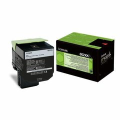 Тонер Lexmark 802XK Чёрный цена и информация | Картриджи для лазерных принтеров | 220.lv