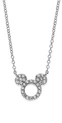 Сверкающее серебряное ожерелье с Микки Маусом N901464RZWL-18 цена и информация | Аксессуары для детей | 220.lv