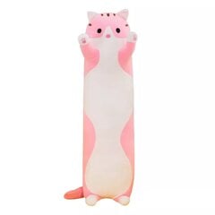 Plush toy cat pink, 70 cm цена и информация | Мягкие игрушки | 220.lv