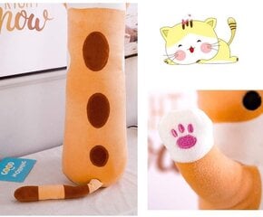 Plush toy cat brown, 130 cm цена и информация | Мягкие игрушки | 220.lv