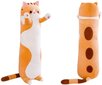 Mīkstā rotaļlieta Plush toy cat brown, 130 cm cena un informācija | Mīkstās (plīša) rotaļlietas | 220.lv