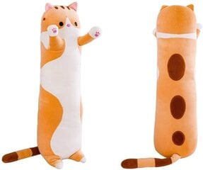 Плюшевая игрушка -кот, коричневый 90 см цена и информация | Мягкие игрушки | 220.lv