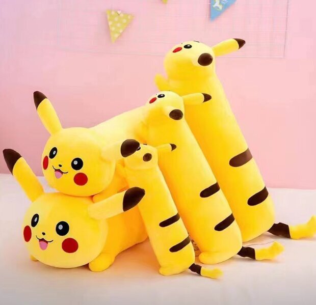 Plush cushion - toy Pikachu 130 cm cena un informācija | Mīkstās (plīša) rotaļlietas | 220.lv