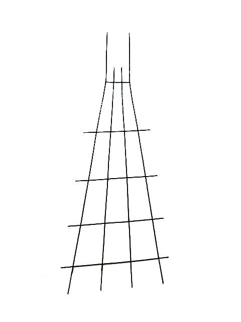 Ziedu atbalsta trapezīna 60x150cm cena un informācija | Dārza instrumenti | 220.lv