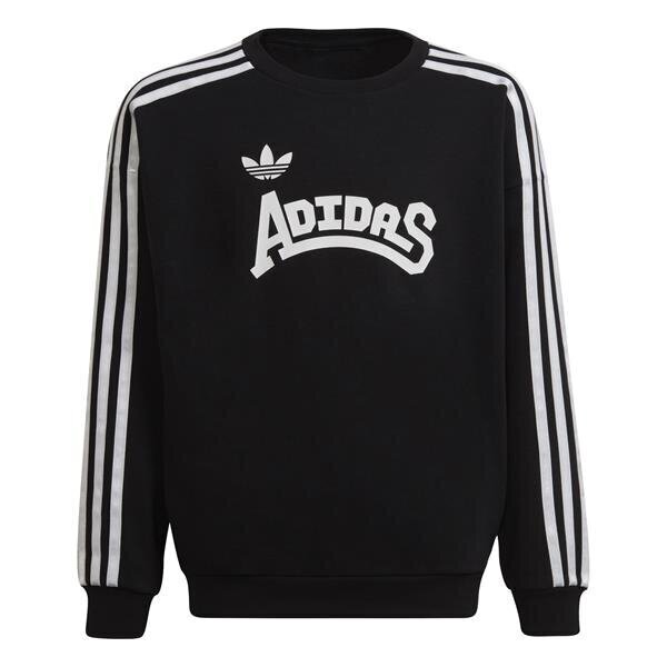 Džemperis Crew Adidas originals bērniem, melns cena un informācija | Zēnu jakas, džemperi, žaketes, vestes | 220.lv