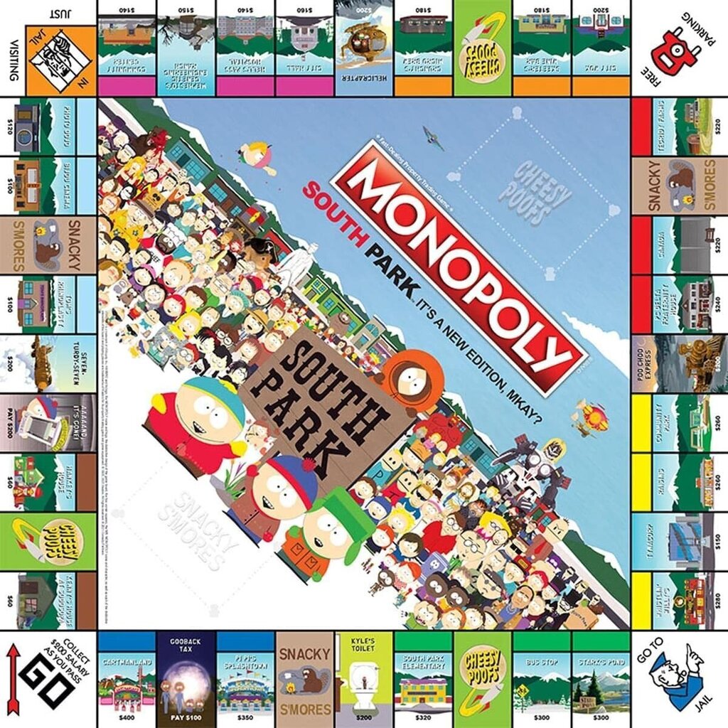 Spēle Monopoly South Park Collector's Edition cena un informācija | Galda spēles | 220.lv