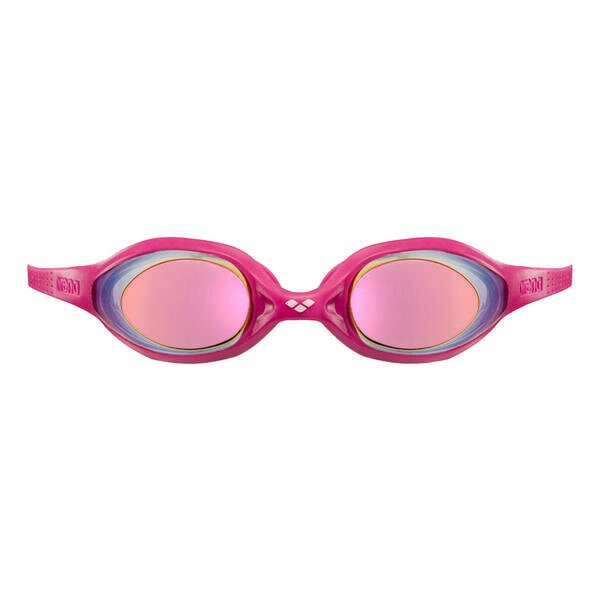 ARENA Spider Junior Mirror White/Pink/Fuchsia peldbrilles cena un informācija | Peldēšanas brilles | 220.lv