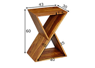 Кофейный столик India, коричневый цена и информация | Журнальные столики | 220.lv