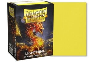 Spēle Dragon Shield Standard Matte Dual Sleeves - Lightning (100 gab.) cena un informācija | Galda spēles | 220.lv