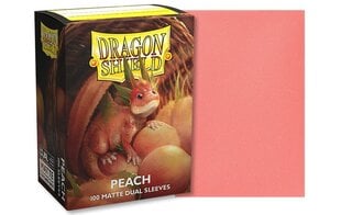 Spēle Dragon Shield Standard Matte Dual Sleeves - Peach (100 gab.) cena un informācija | Galda spēles | 220.lv