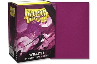 Dragon Shield Standard Matte Dual Sleeves - Wraith (100 Pcs) cena un informācija | Galda spēles | 220.lv