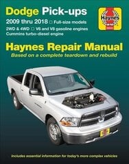 Dodge V6 & V8 gas & cummins turbo-diesel pick-ups (09-18) haynes repair manual cena un informācija | Ceļojumu apraksti, ceļveži | 220.lv