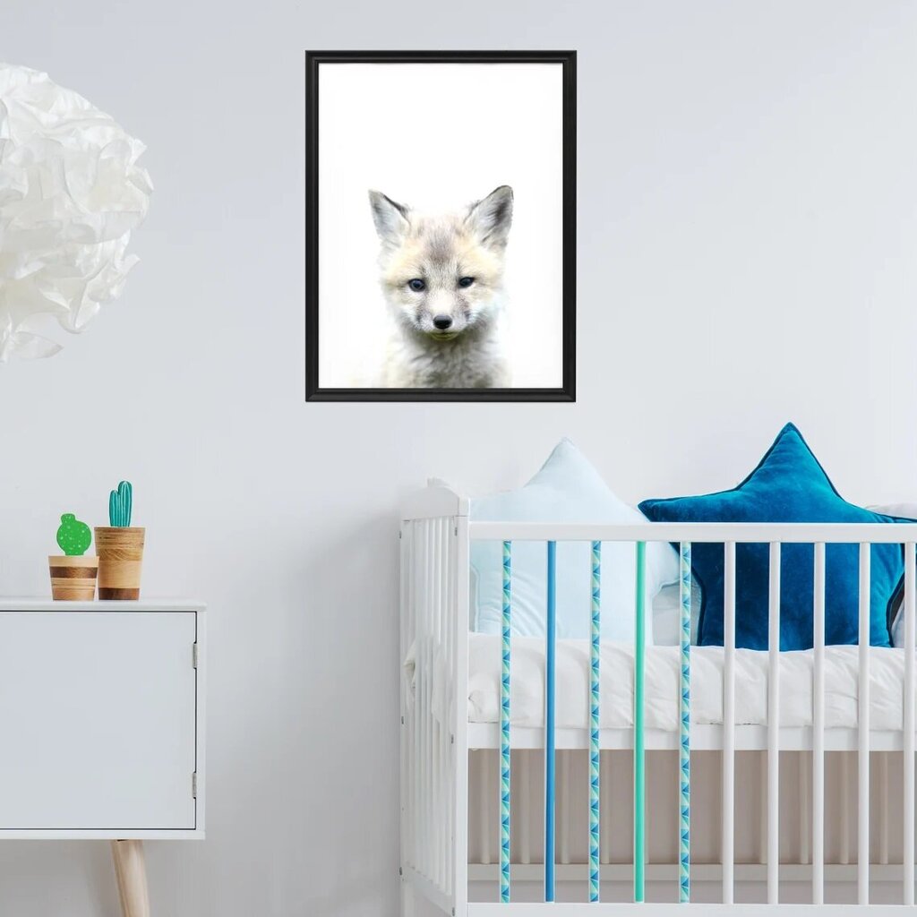 Jauks Lapsas sienas plakāts, Dzīvnieku plakāts interjera dekors bērnu istabai - 40 x 27 cm cena un informācija | Dekoratīvās uzlīmes | 220.lv