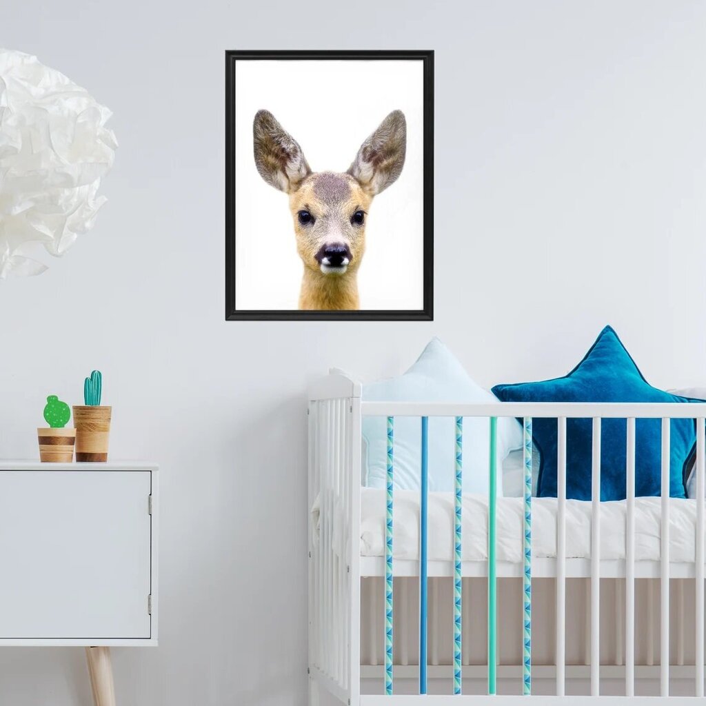Sienas plakāts Mazo briežu dzīvnieku plakāts interjera dekors bērnu istabai - 40 x 27 cm цена и информация | Dekoratīvās uzlīmes | 220.lv