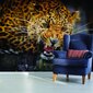 Savvaļas tīģera fototapete Dzīvnieku tapetes interjera dekors bērnu istabai - 390 x 280 cm cena un informācija | Dekoratīvās uzlīmes | 220.lv