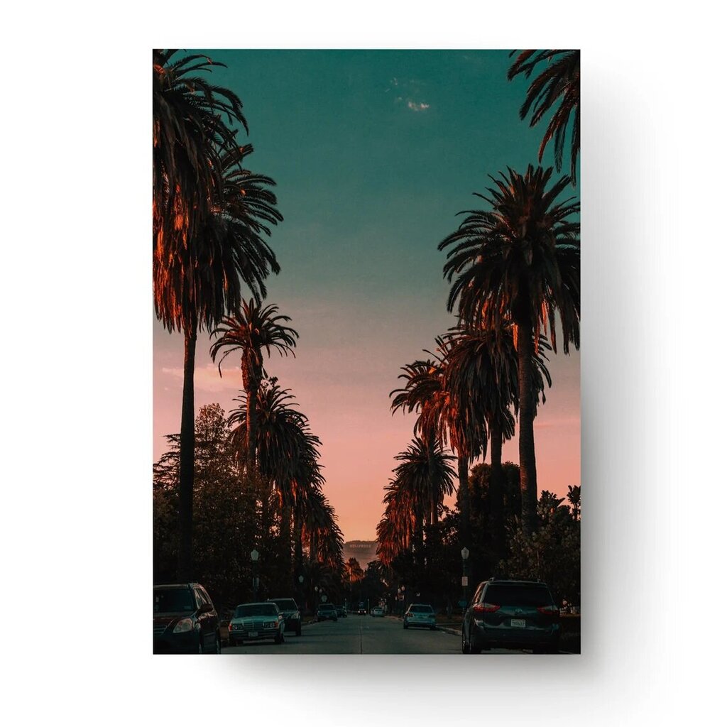 Sienas plakāts Sanfrancisko pilsētas ainava Interjera dekors - 60 x 43 cm cena un informācija | Dekoratīvās uzlīmes | 220.lv