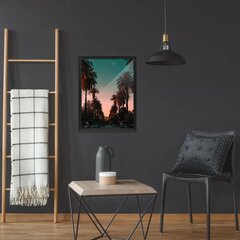 Sienas plakāts Sanfrancisko pilsētas ainava Interjera dekors - 60 x 43 cm cena un informācija | Dekoratīvās uzlīmes | 220.lv