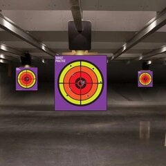 Vinila plakāti Mērķi tālšaušanas trenēšanai Mērķu komplekts šaušanai - 10 gab. (60 x 60 cm) cena un informācija | Dekoratīvās uzlīmes | 220.lv