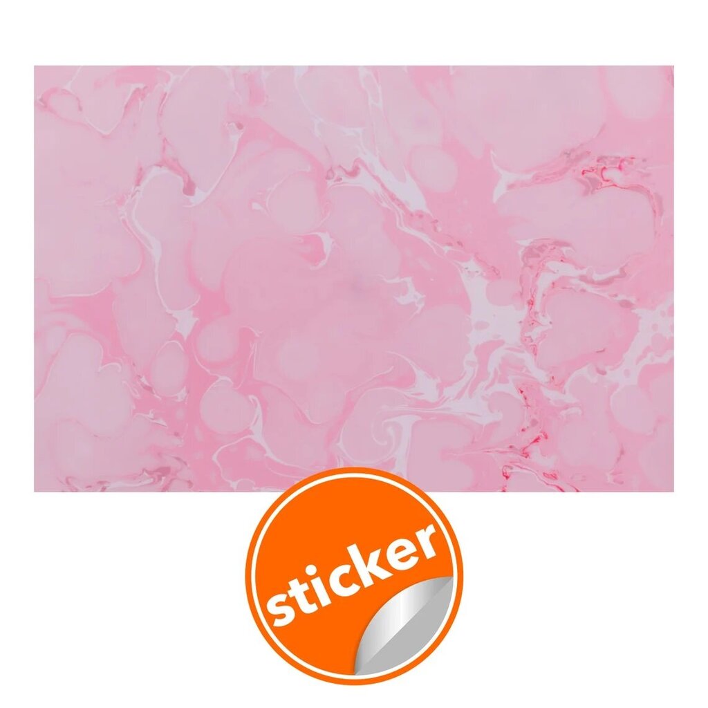 Sienas sienas gleznojums ar rozā marmora attēlu, tapetes ar krāsu marmora efektu, interjera dekors - 390 x 280 cm cena un informācija | Dekoratīvās uzlīmes | 220.lv