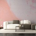 Tapetes ar marmora attēlu, tapetes ar gaiši rozā marmora efektu, interjera dekors - 390 x 280 cm