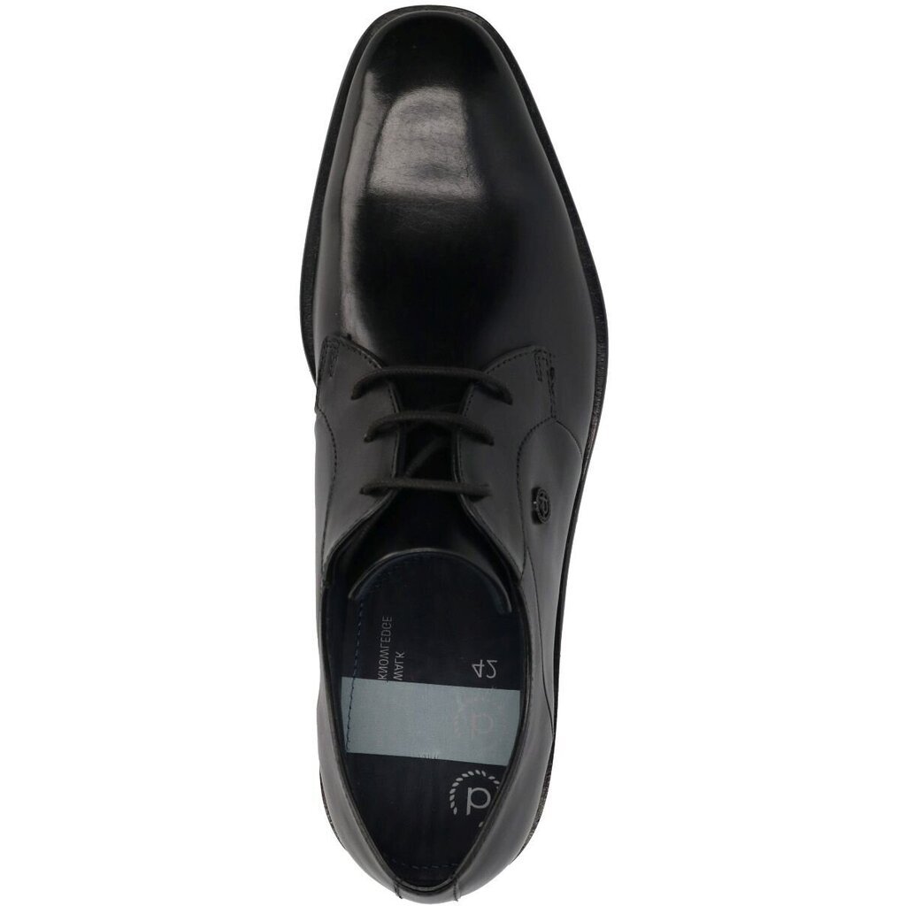 Bugatti vīriešu melni apavi Mansueto Flex Formal cena un informācija | Vīriešu kurpes, zābaki | 220.lv