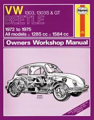 VW Beetle 1303, 1303S & GT Petrol (72 - 75) цена и информация | Энциклопедии, справочники | 220.lv