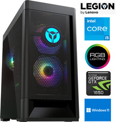 Lenovo Legion T5 i5-11400F 16GB 1TB SSD GTX1650 Windows 11 Stacionārais dators cena un informācija | Stacionārie datori | 220.lv