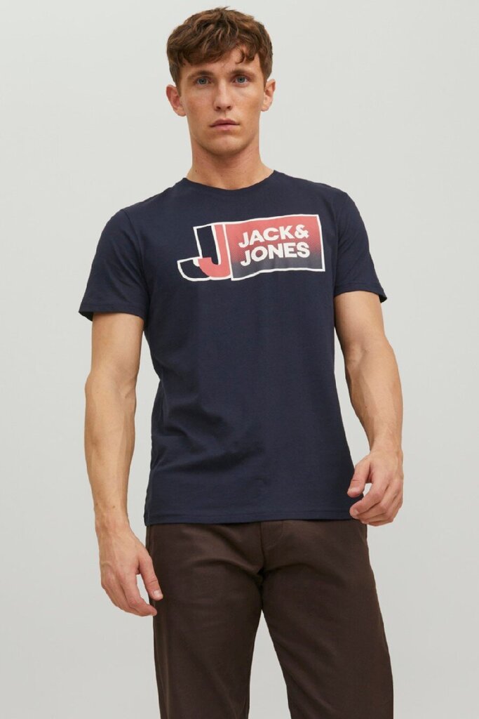T-krekls JACK & JONES 12228078NAVYBLAZER-M cena un informācija | Vīriešu T-krekli | 220.lv