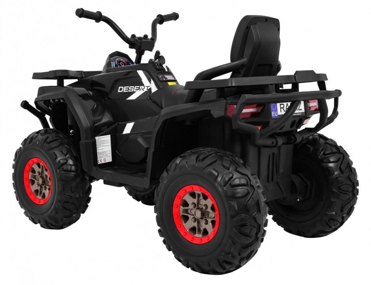 Bērnu kvadricikls "Quad ATV Desert", melns cena un informācija | Bērnu elektroauto | 220.lv