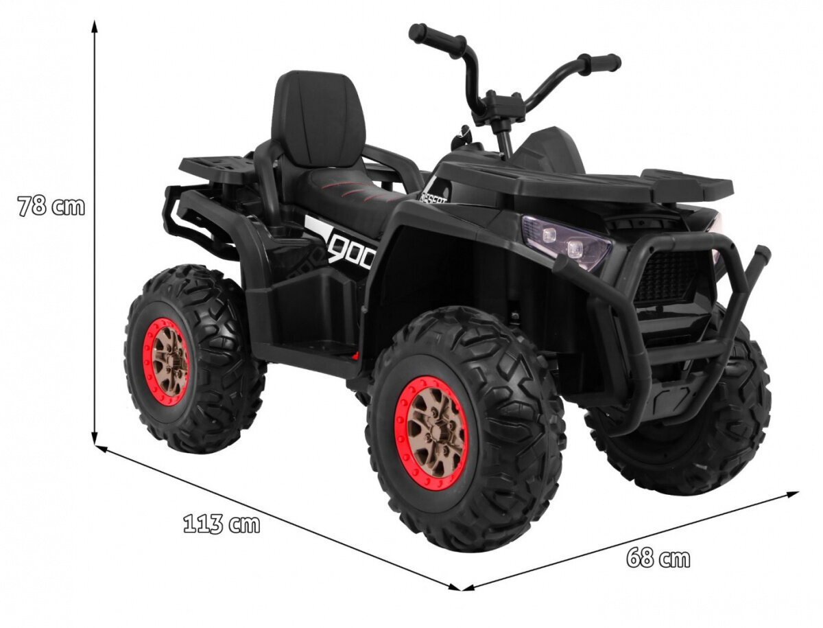 Bērnu kvadricikls "Quad ATV Desert", melns cena un informācija | Bērnu elektroauto | 220.lv