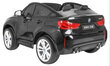 Divvietīgs elektromobilis "BMW X6 XXL", melns cena un informācija | Bērnu elektroauto | 220.lv