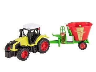 Rotaļlietu traktors ar piekabi cena un informācija | Rotaļlietas zēniem | 220.lv