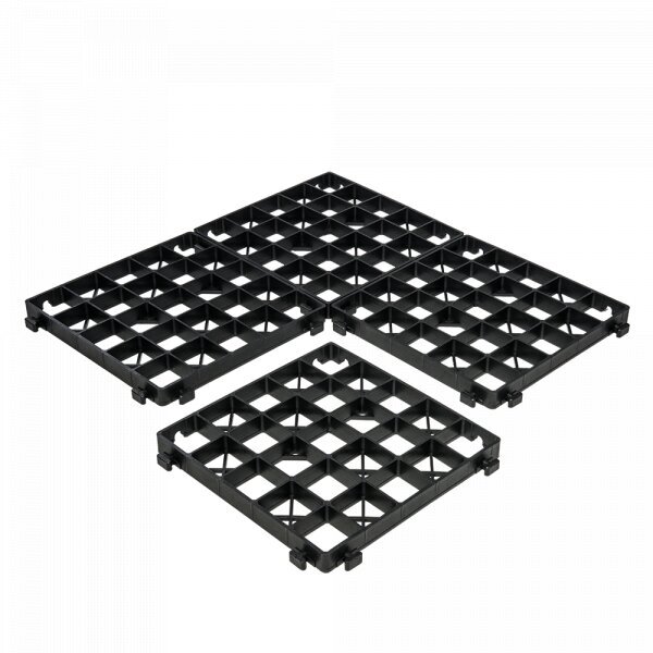 Dārza restīte OPTIMAL GRID melna, augstums 30mm / 333x333mm цена и информация | Siltumnīcas | 220.lv