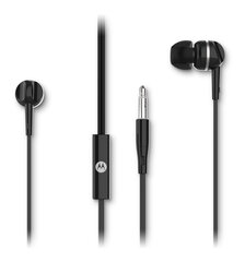 Austiņas Motorola Earbuds 105 melns цена и информация | Наушники с микрофоном Asus H1 Wireless Чёрный | 220.lv