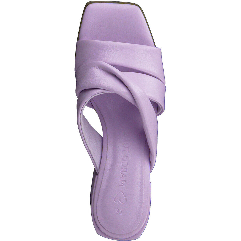MARCO TOZZI sieviešu violeti eleganti apavi MULES цена и информация | Sieviešu kurpes | 220.lv