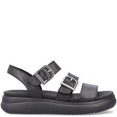 Rieker sieviešu melnas sandales SANDALS цена и информация | Женские босоножки | 220.lv