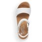 Rieker sieviešu baltas sandales SANDALS cena un informācija | Sieviešu sandales | 220.lv