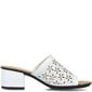 Rieker sieviešu baltas sandales MULES cena un informācija | Sieviešu sandales | 220.lv