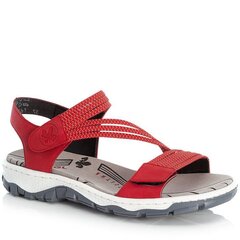 Rieker sieviešu sarkanas sandales SANDALS cena un informācija | Sieviešu sandales | 220.lv