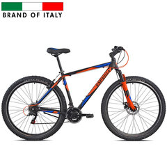 Velosipēds Esperia 29" Arizona 7050 TY300 50 21V, matēts melns/oranžs cena un informācija | Velosipēdi | 220.lv