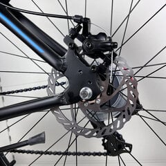 Kalnu velosipēds Esperia 27.5" Draco 7300 Alu 46 24V TY300 melns/zils/sarkans цена и информация | Велосипеды | 220.lv